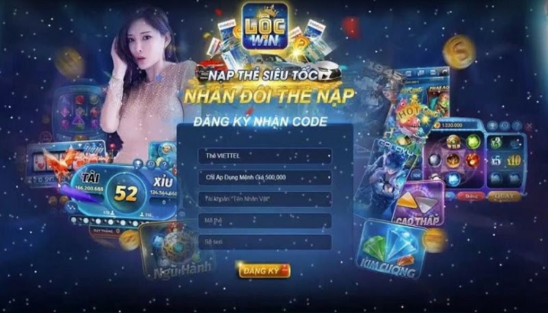 Đăng ký tài khoản nhận code tân thủ tại Lộc win