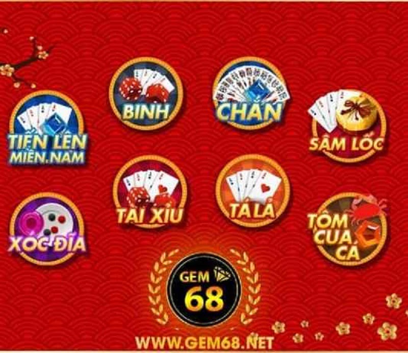 Chơi game bài thả ga với các Giftcode GEM68