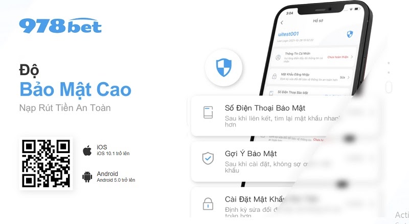 App cá cược với độ bảo mật cực cao