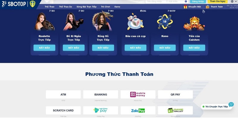 Lựa chọn các thể loại, hình thức nạp tiền phù hợp