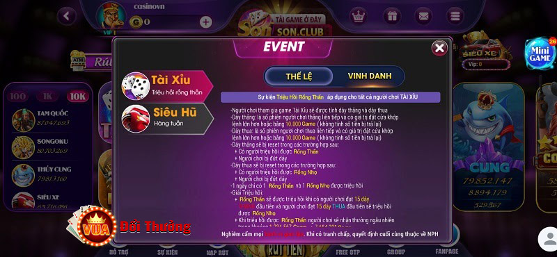 Sự kiện Son CLub