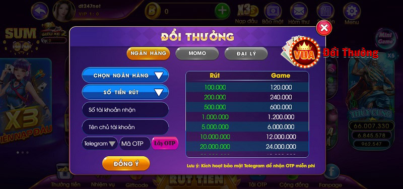 Sum99 club rút tiền